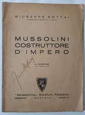 MUSSOLINI COSTRUTTORE D'