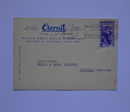 Cartolina pubblicitaria - cartolina,