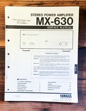 Yamaha MX-630 Amplificatore Manuale di servizio *Originale*