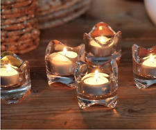 Portacandeline Ikea Vasnas Portacandele in vetro trasparente Diametro 4,5 cm