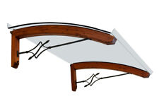 tettoia pensilina legno coperture policarbonato da esterno LOWCOST LEGNO FOGLIA