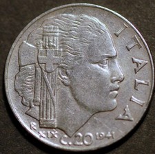 Italia 20 Centesimi 1941