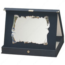 Targa pergamena alluminio con