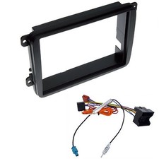 Mascherina autoradio radio cavi Doppio 2 Din VW Passat Scirocco Touran Tiguan