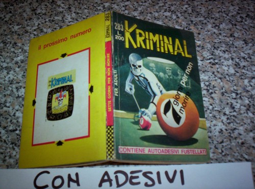 Kriminal 283 originale - originale, con