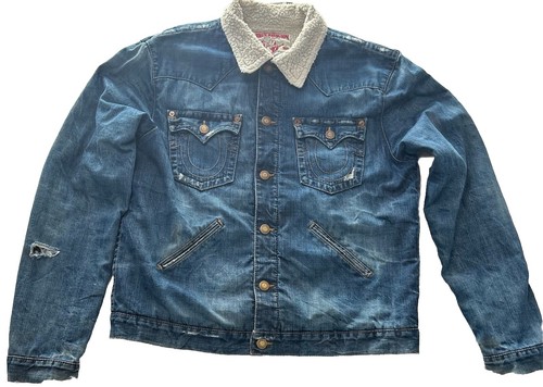 Giacca denim sherpa true - giacca,