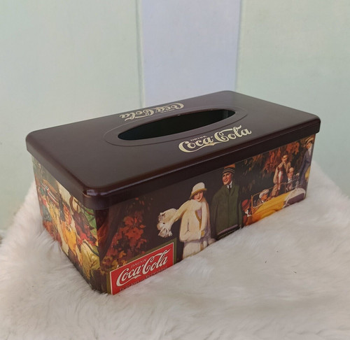 Coca cola scatola latta - coca-cola,