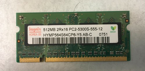 512 ram hymp564s64cp6 y5 - 512, mb