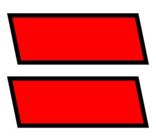 Kit Contrassegni Adesivi, Due