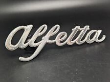 ALFA ROMEO ALFETTA LOGO SIGLA EMBLEMA FREGIO STEMMA SCRITTA TARGHETTA BADGE NOME