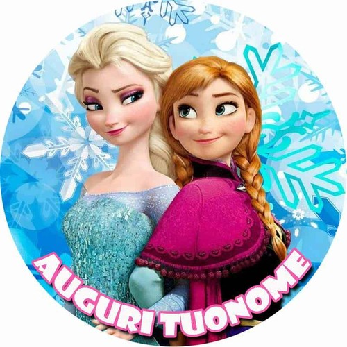 Cialda frozen 2019 decorazione - cialda,