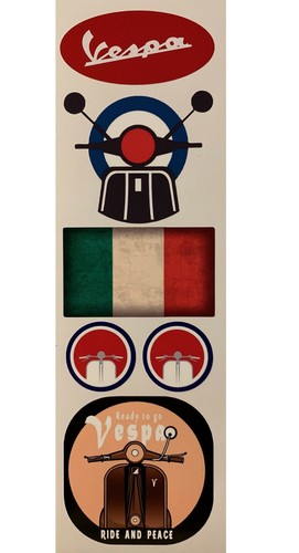 Adesivi vespa gts 125 - adesivi,
