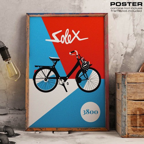 Poster locandina vintage velo - poster,