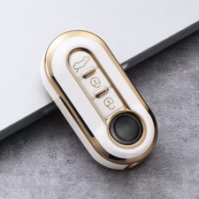 CHIAVE COVER SHELL GUSCIO PROTEZIONE NERO PER FIAT PANDA BRAVO DUCATO DOBLO' 3T