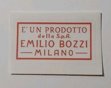 ADESIVO ETICHETTA EMILIO BOZZI