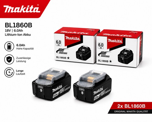 Makita batteria 0ah 18v - 6.0ah, |