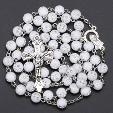 Collana Con Croce E Perle