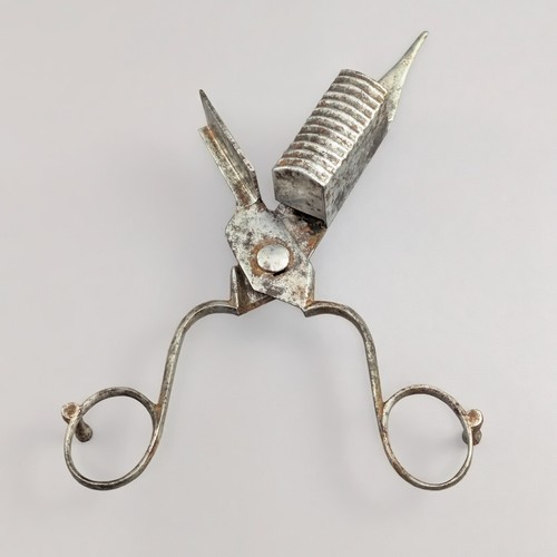 Antique candle snuffer wick - candle,