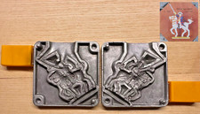 stampo ghisa cavallo soldato