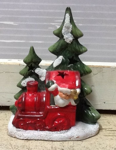 Natale trenino con babbo - natale,