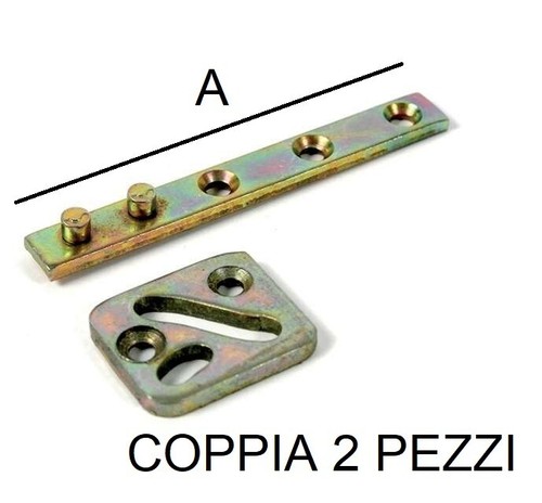 Cerniera perno eccentrico - eccentrico, in