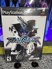 PS2 2003 Soul Calibur II RARA etichetta nera Y-Fold con UPC NUOVO SIGILLATO Playstation 2