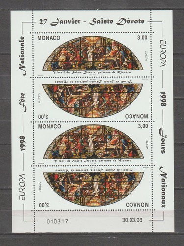 S39778 monaco 1998 mnh - monaco,