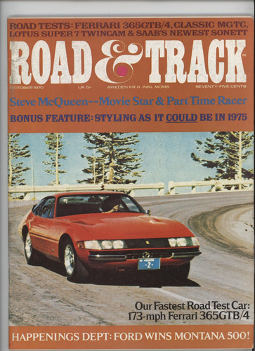 Road track october 1970 - road, &