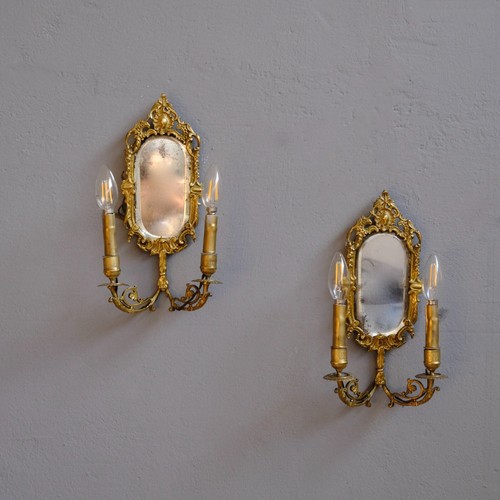 Coppia antiche applique