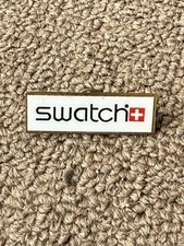 Vintage Swatch Watch Logo Pin