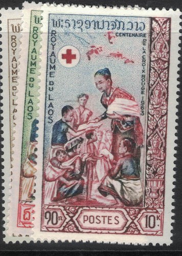 Laos croce rossa - laos, mog