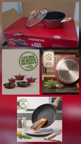 Batteria pentole kasanova - batteria,