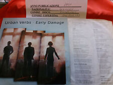 DISCO 33 GIRI -     Urban Verbs ‎– Early Damage  - 1981 - rock new Wave