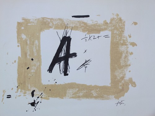 Antoni tapies lettre - -,