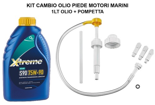 Kit cambio olio piede xtreme - cambio,