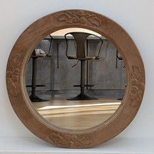Specchio da parete in legno