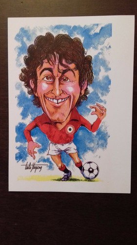 Cartolina calcio angelo - cartolina,