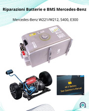 Servizio Ripristino BMS Mercedes W221 W212 S400 E300 Reset Modulo Batteria