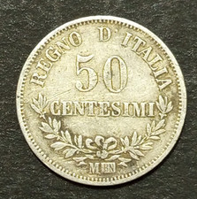 50 CENTESIMI 1863 BB MILANO M