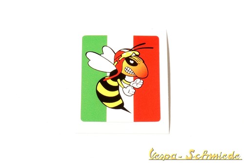 Adesivo vespa rabbiosa - "vespa,
