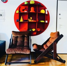 ? set 2 poltrone Vintage folding chair Design Gillis Lundgren 1974