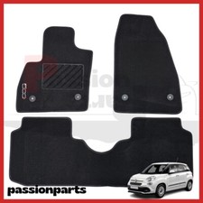TAPPETI FIAT 500L DAL 2017 IN POI IN MOQUETTE CON RICAMO E 4 FISSAGGI 4 PZ