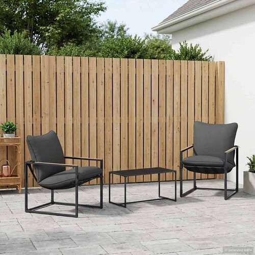Set divano giardino nero e - set, da