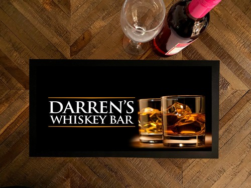 Personalised whiskey bar - whiskey,
