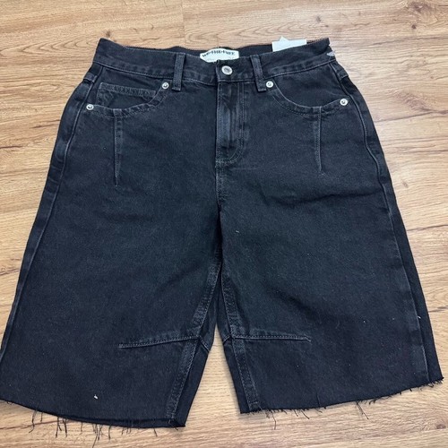 Pantaloncini lunghi denim nero