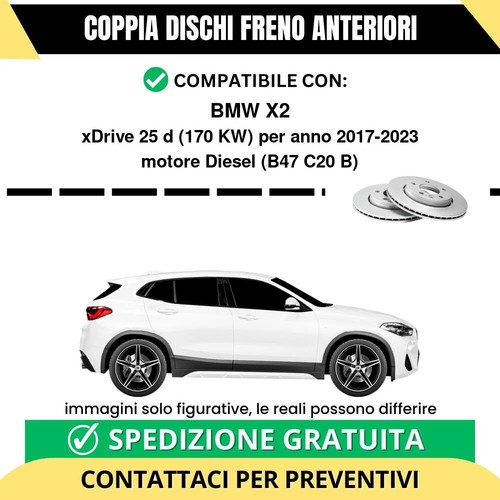 Coppia dischi freno anteriori - dischi,