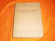 f. sbordone letteratura latina con antologia di testi e traduzioni libreria scie