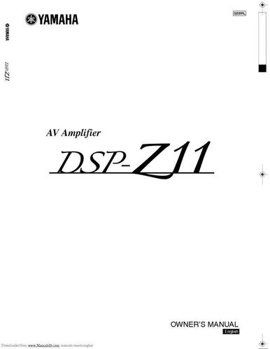 Yamaha dsp z11 amplificatore - yamaha, dsp-z11