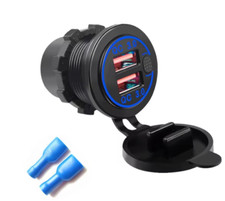Caricabatterie usb 12v - usb, 12v/24