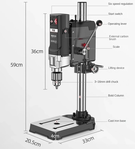 Trapano banco 710w - trapano, foratore
